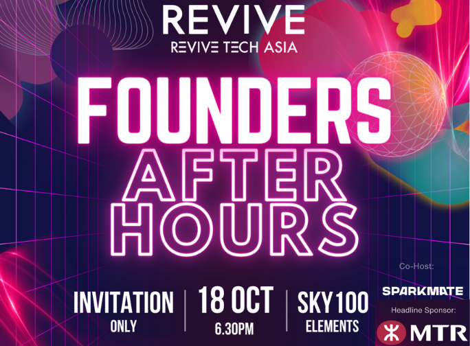 Founders After Hours Revive Tech Asia Entrepreneurship Center The